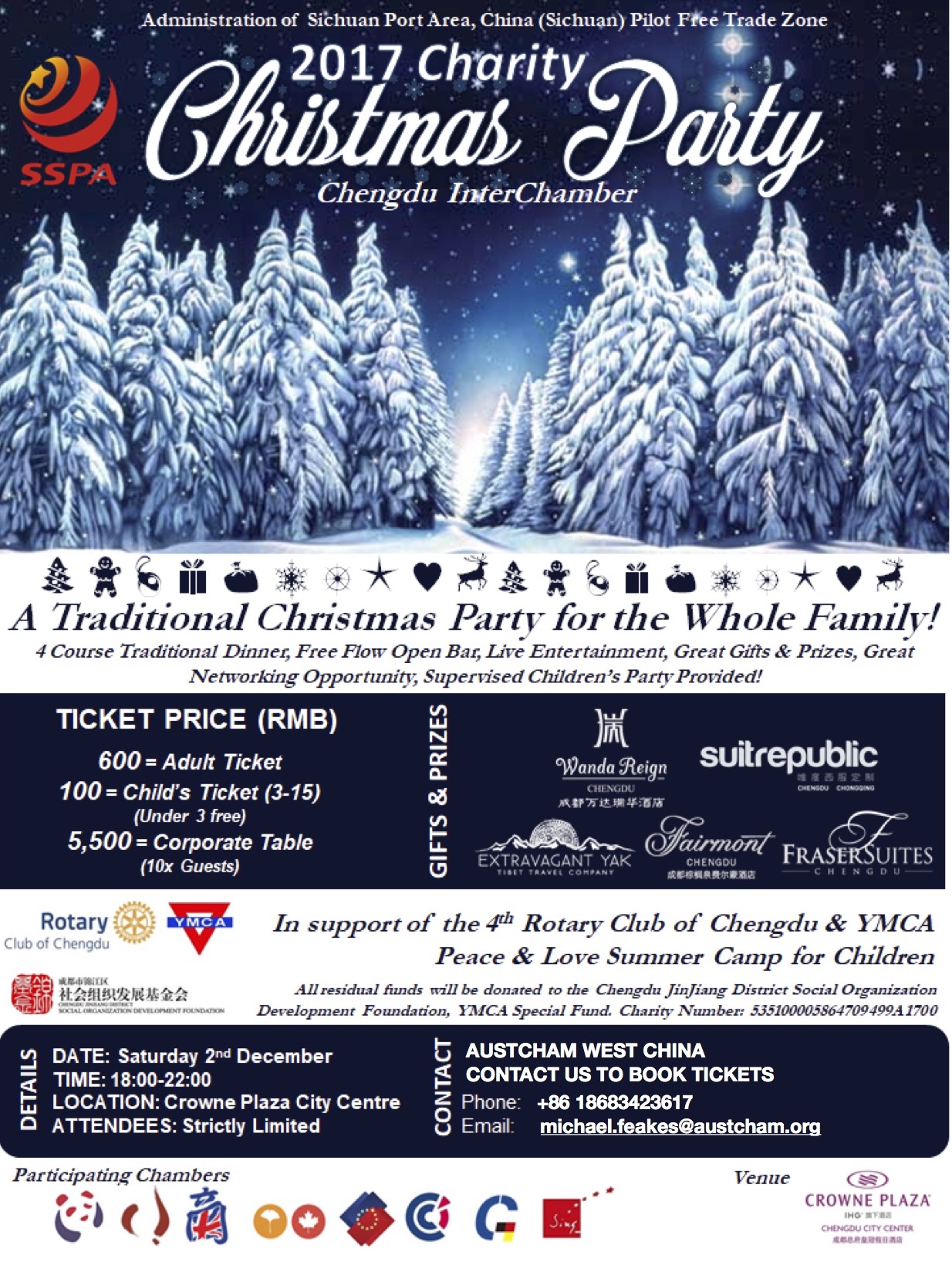 Interchamber Event Chengdu Charity Christmas Party - 